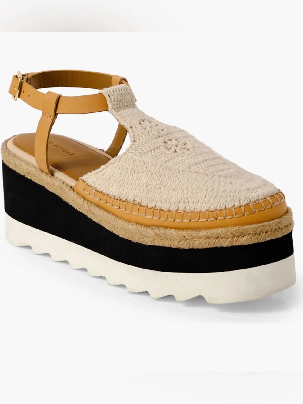 Free People Women's Morning in Mykonos platform espadrille wedges 7.5